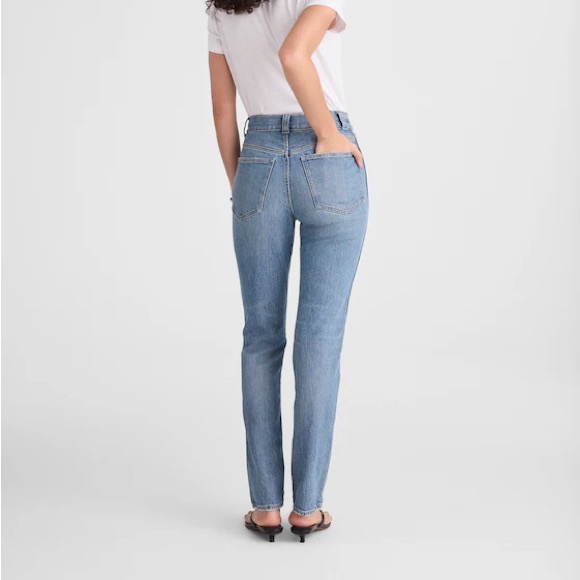 Madewell The Perfect Vintage‎ Straight Leg Jean Size 27 Blue Wash - Picture 2 of 7
